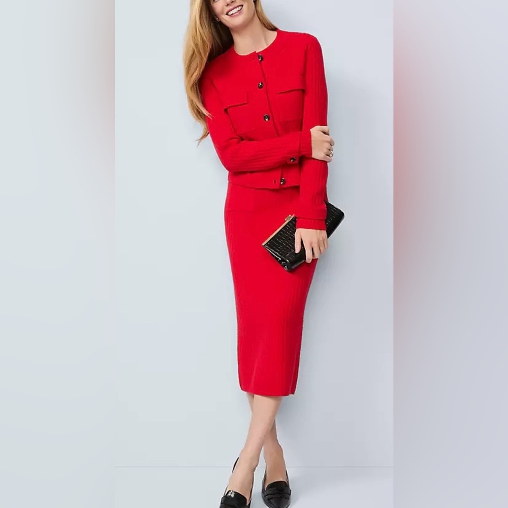 Ribbed Sweater Skirt